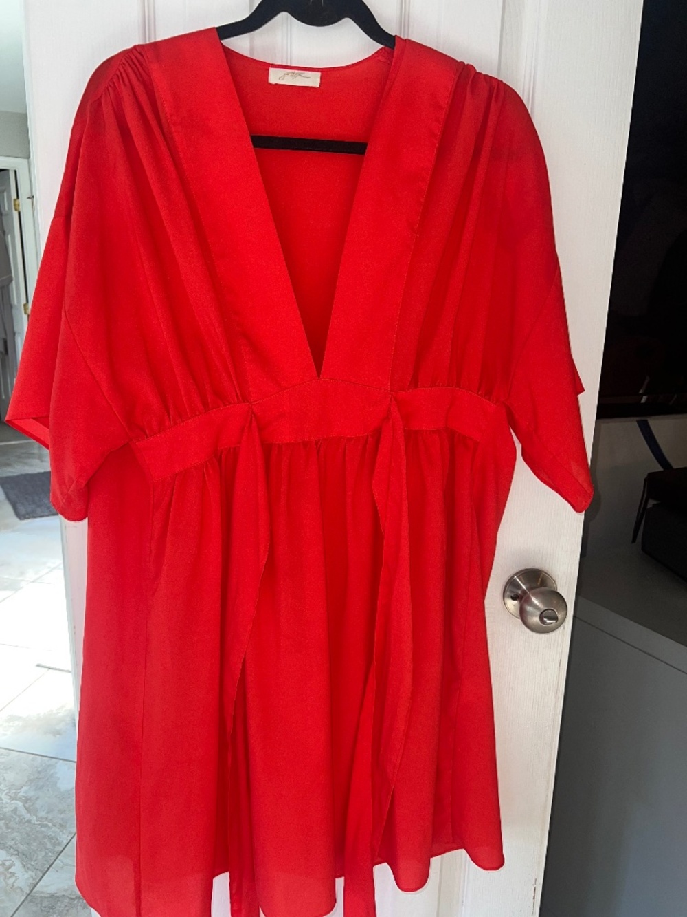 Gottex red sexy V neck dress. Great deal. Make offer.